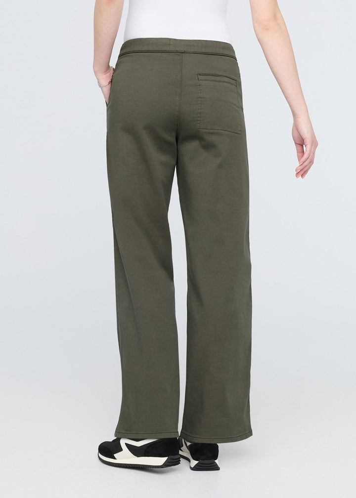 Duer No Sweat Wide Leg Pant - Thyme