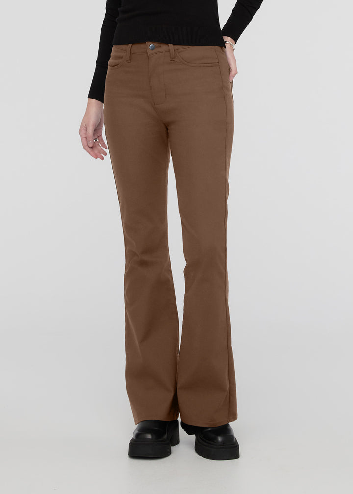 Duer NuStretch High Rise Flare - Warm Sand