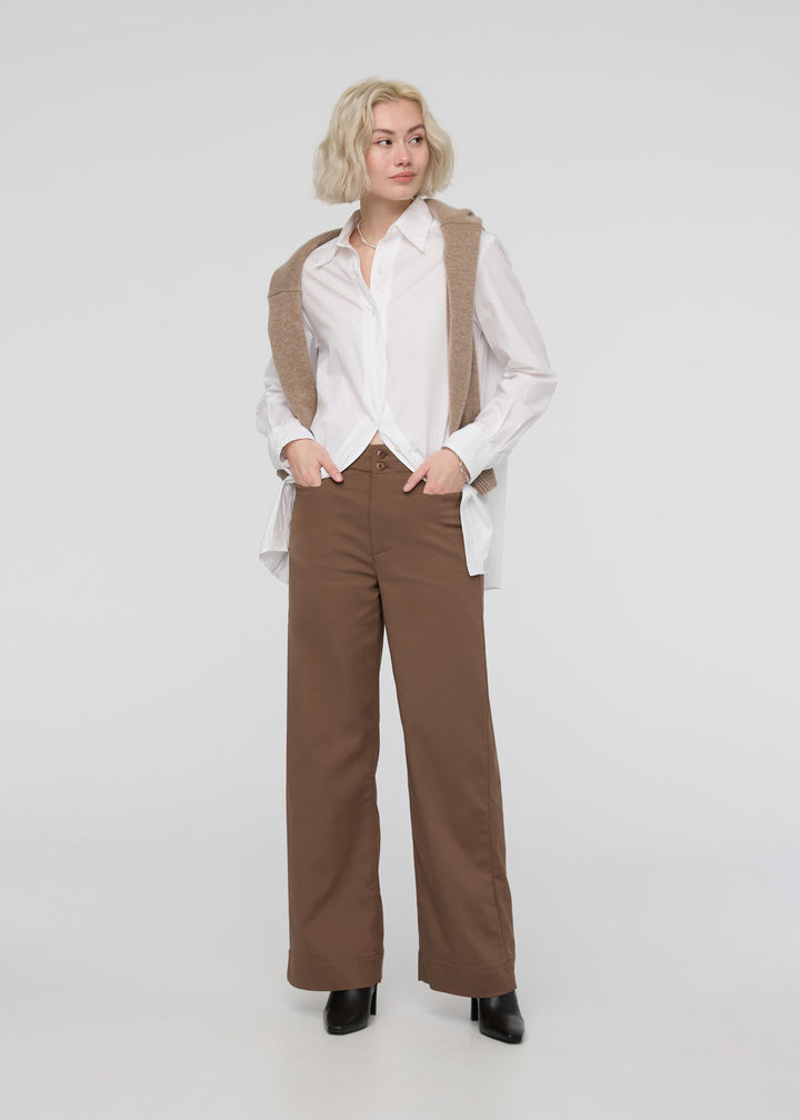 duer NuStretch High Rise Trouser - Warm Sand