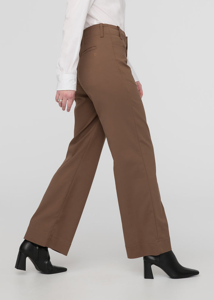 Duer NuStretch High Rise Trouser - Warm Sand