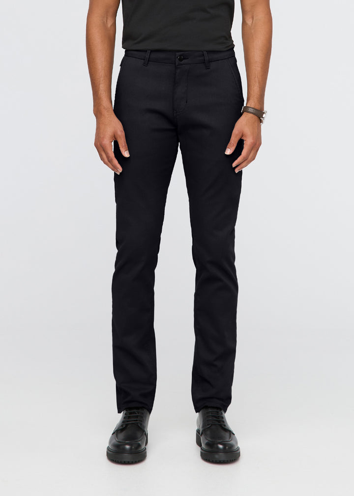 Duer NuStretch Slim Straight Trouser - Black