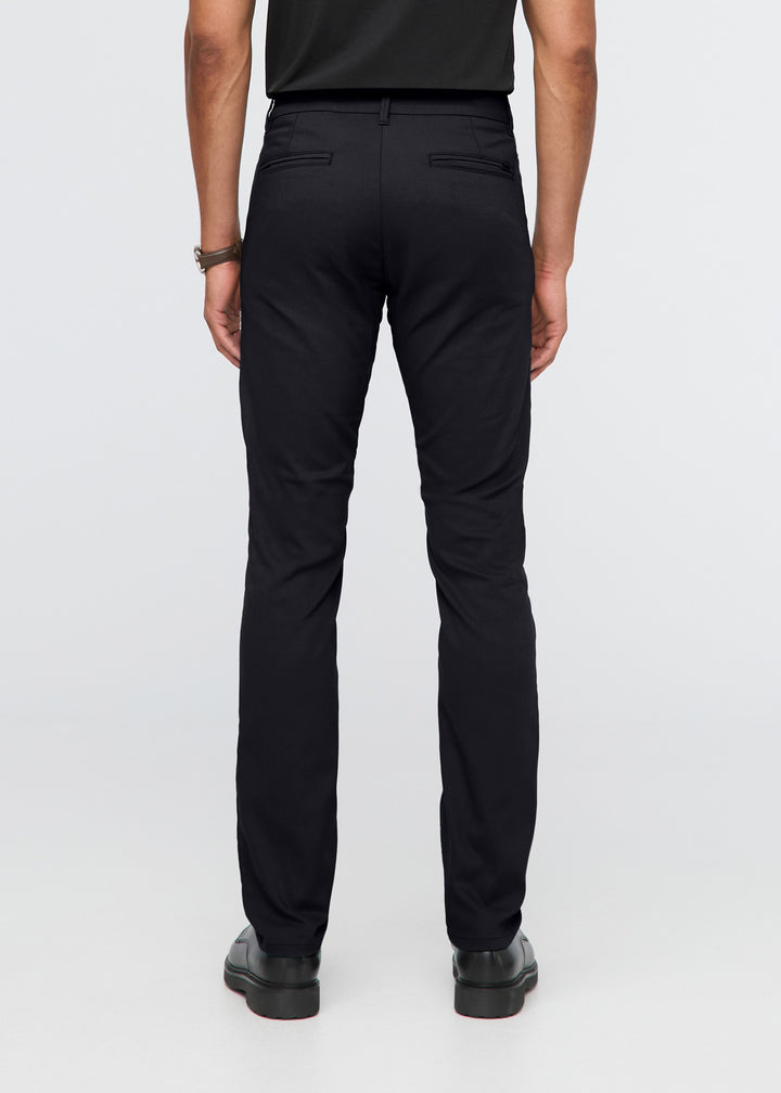 Duer NuStretch Slim Straight Trouser - Black