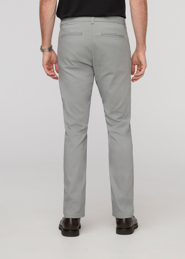 Duer NuStretch Slim Straight Trouser - Clean Grey