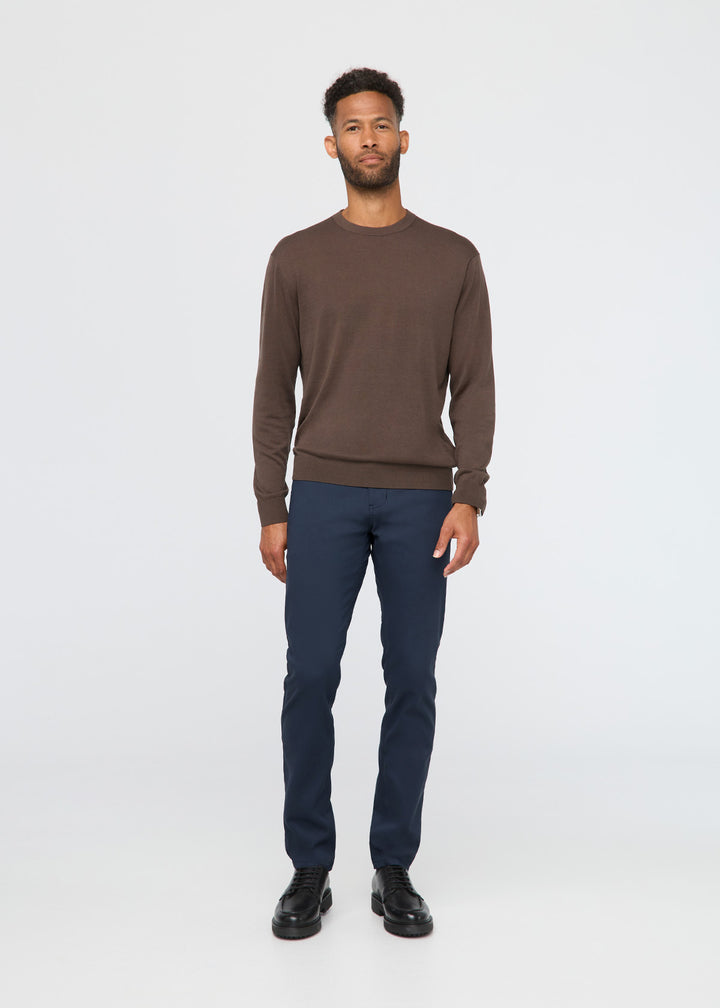 duer NuStretch Slim Straight Trouser - Navy