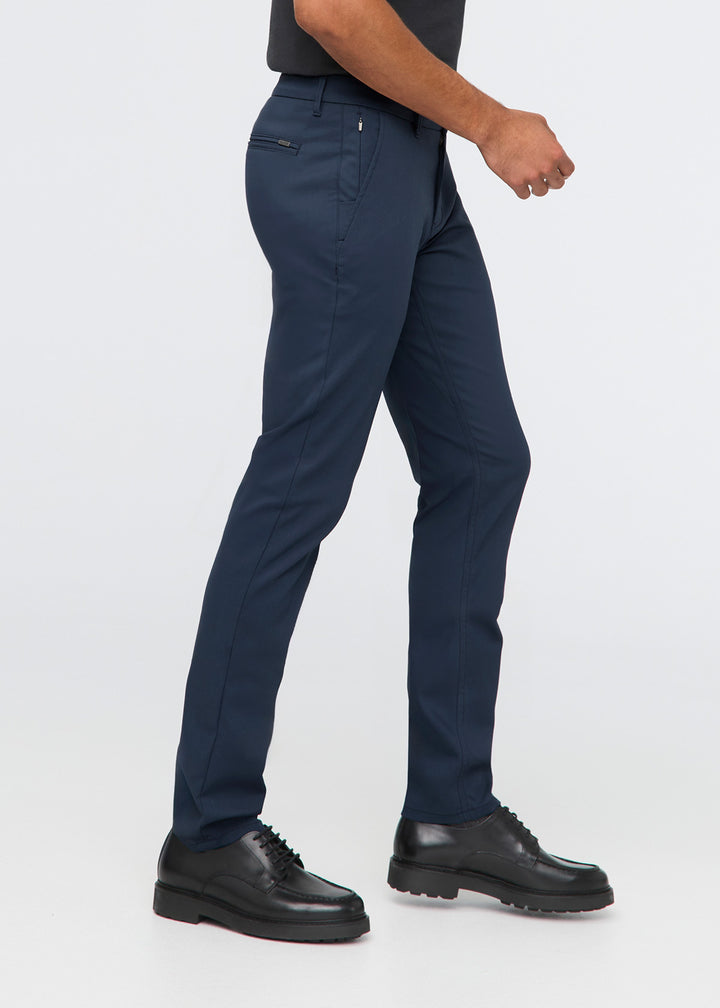 Duer NuStretch Slim Straight Trouser - Navy