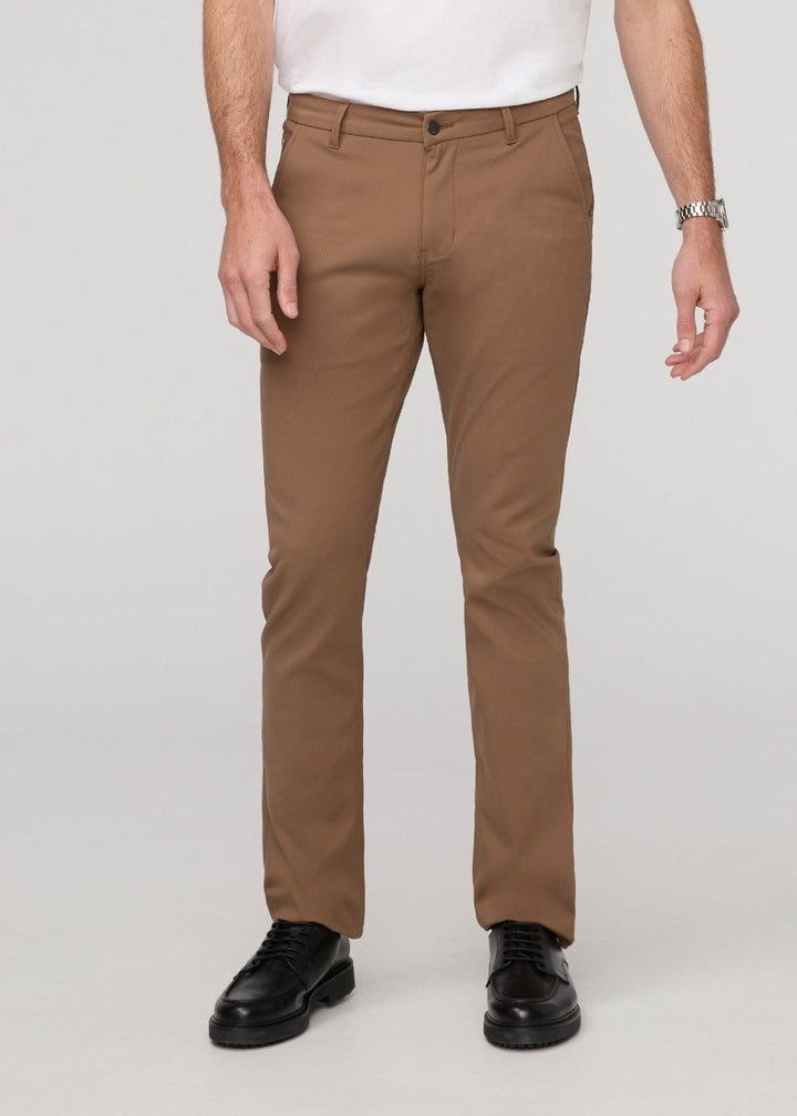 Duer NuStretch Slim Straight Trouser - Warm Sand