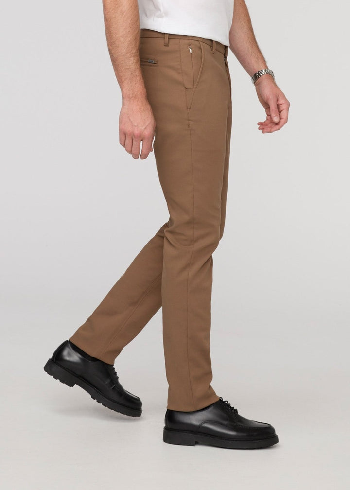 Duer NuStretch Slim Straight Trouser - Warm Sand