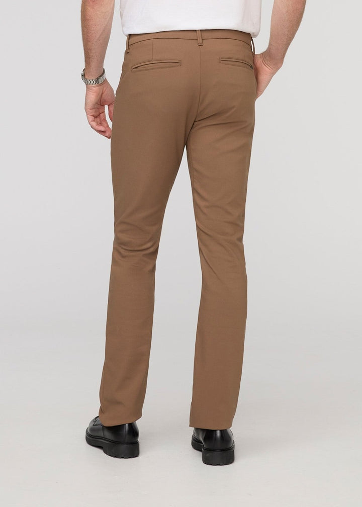 Duer NuStretch Slim Straight Trouser - Warm Sand