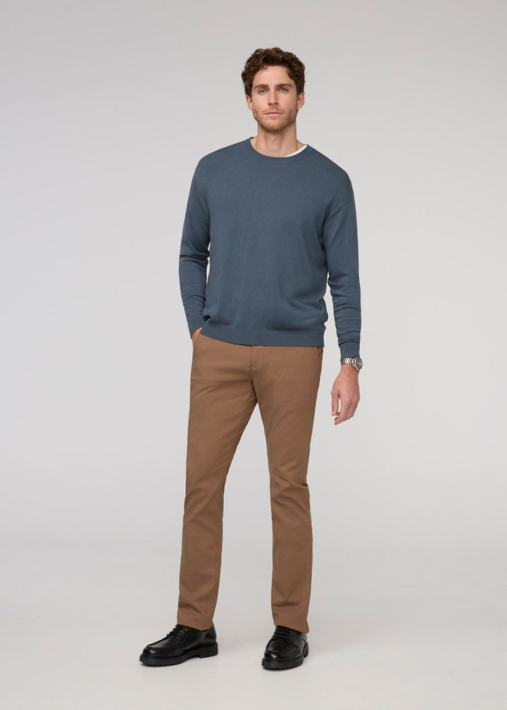 duer NuStretch Slim Straight Trouser - Warm Sand