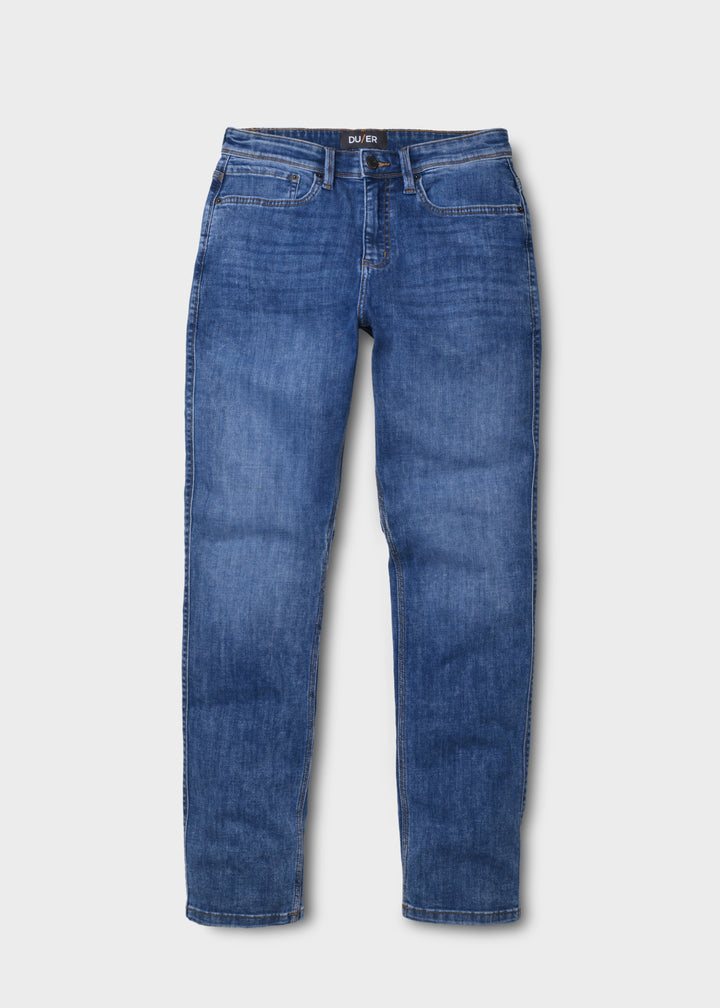 Duer Performance Denim Athletic Straight - Horizon