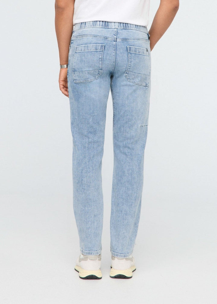 Duer Performance Denim Essential Pant - Light Stone