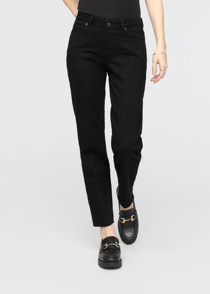 Duer Performance Denim Girlfriend - Black