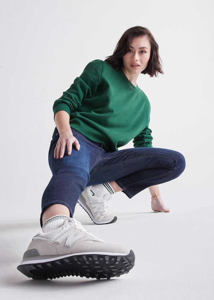 Duer Performance Denim Girlfriend - Dark Stone