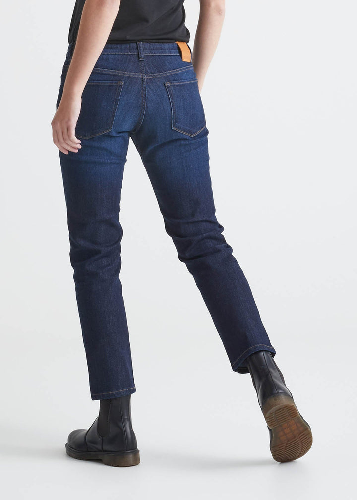 Duer Performance Denim Girlfriend - Dark Stone