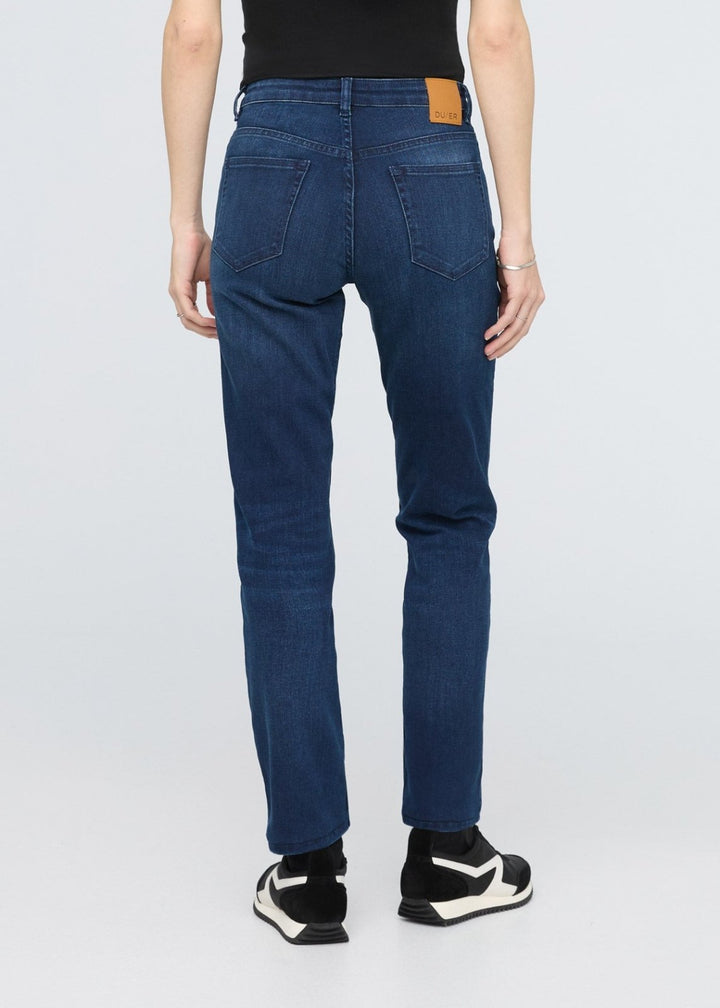 Duer Performance Denim Girlfriend - Deep Sea Blue