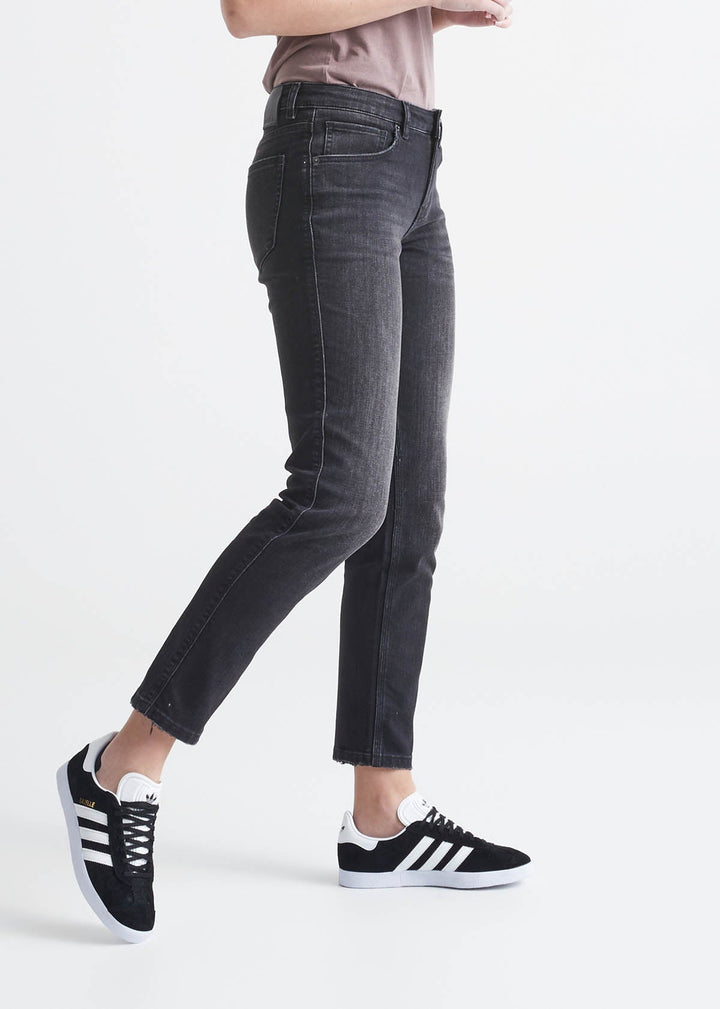 Duer Performance Denim Girlfriend - Vintage Black