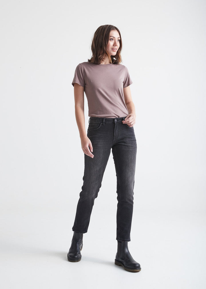 duer Performance Denim Girlfriend - Vintage Black
