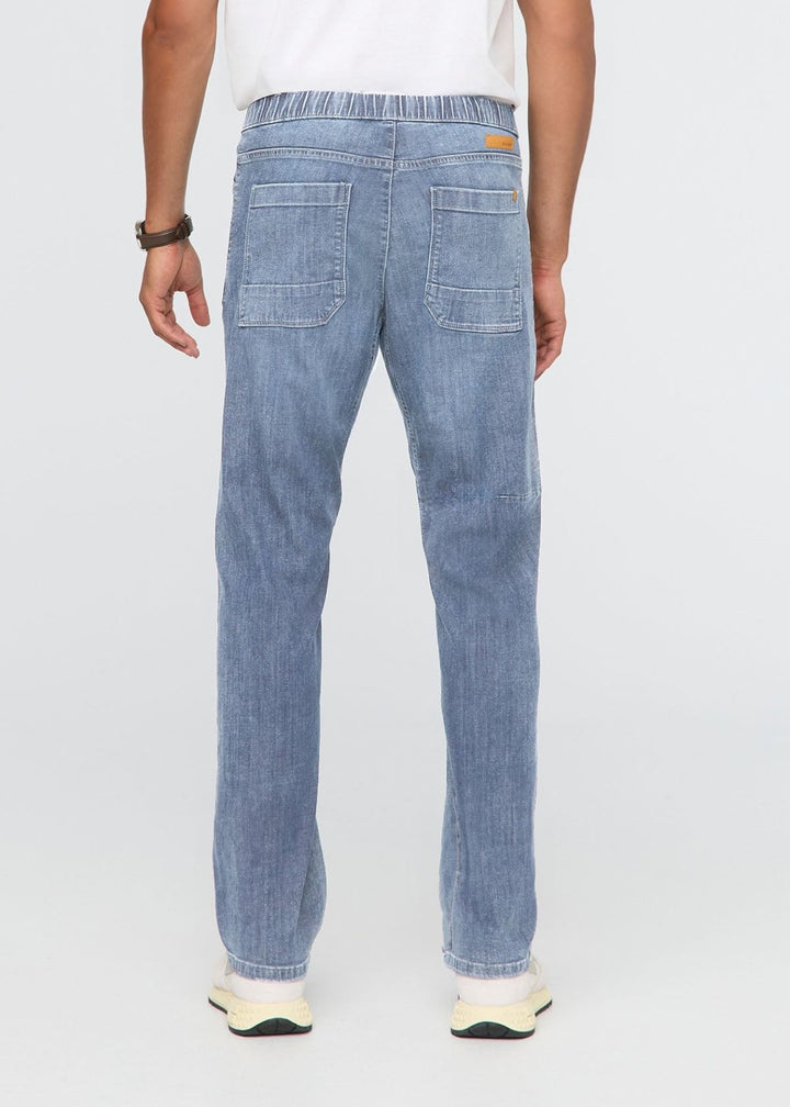Duer Performance Denim Lite Essential Pant - Pacific