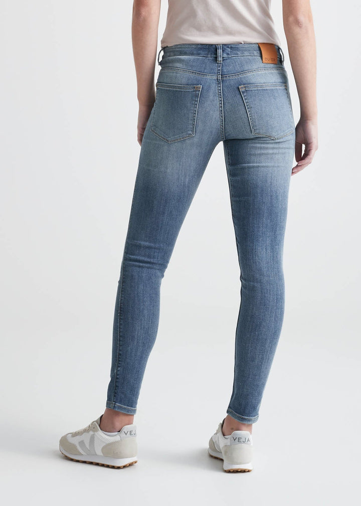Duer Performance Denim Mid Rise Skinny - Tidal