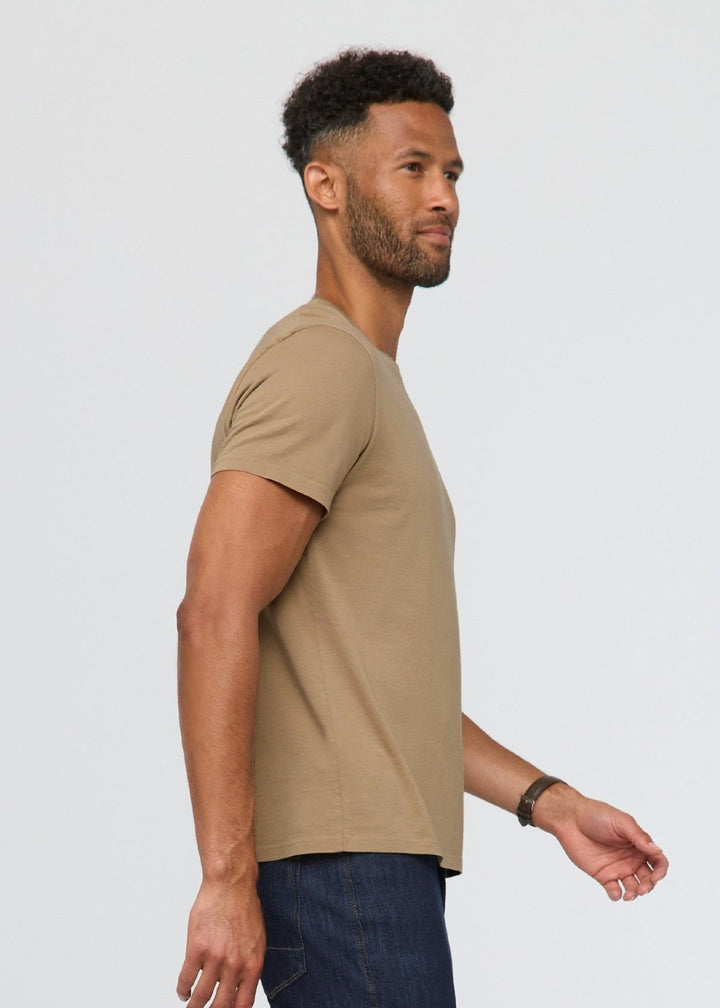 Duer PurePima Tee - Desert Khaki