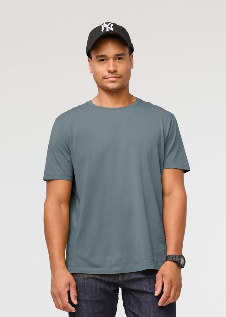 duer PurePima Tee - Stone Blue