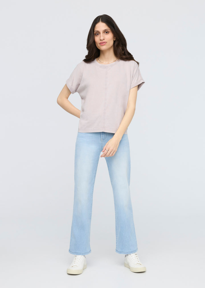 Duer PurePima Vintage Dolman Tee - Washed Ash