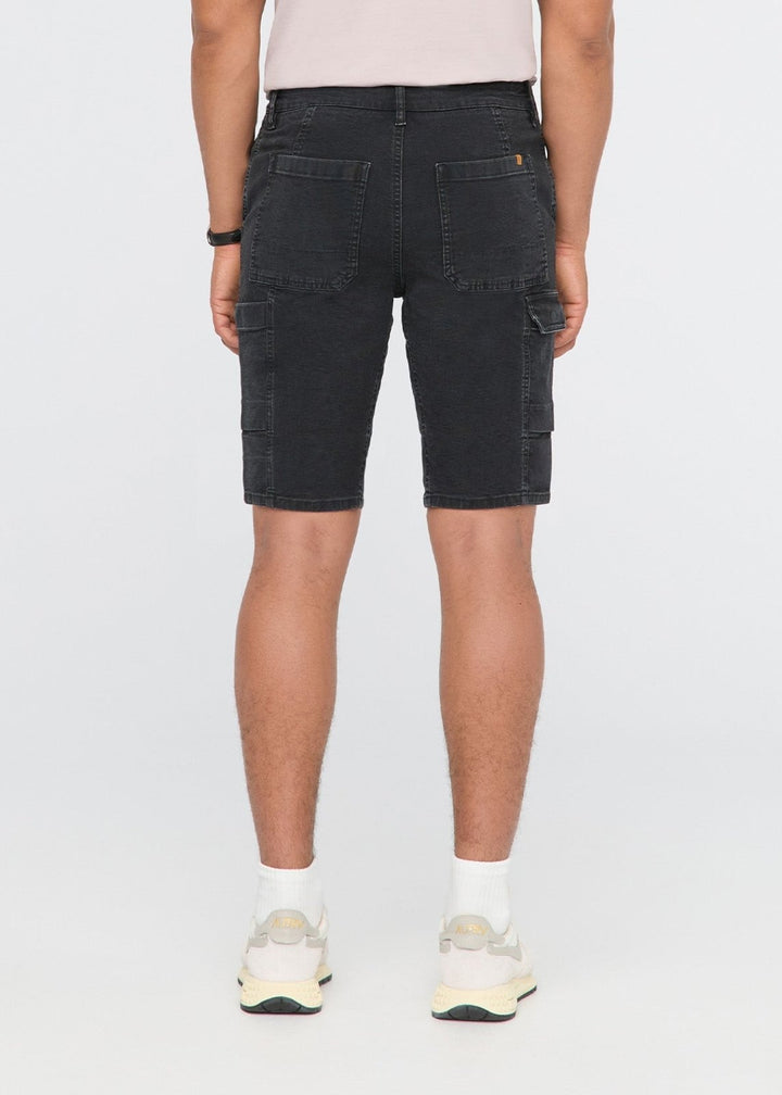 Duer Stretch Canvas Cargo Short - Black