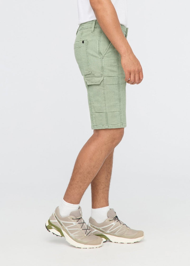 Duer Stretch Canvas Cargo Short - Light Pine