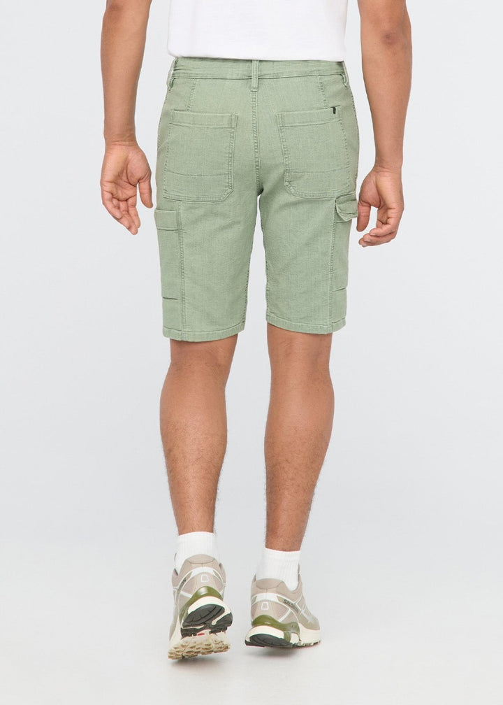 Duer Stretch Canvas Cargo Short - Light Pine