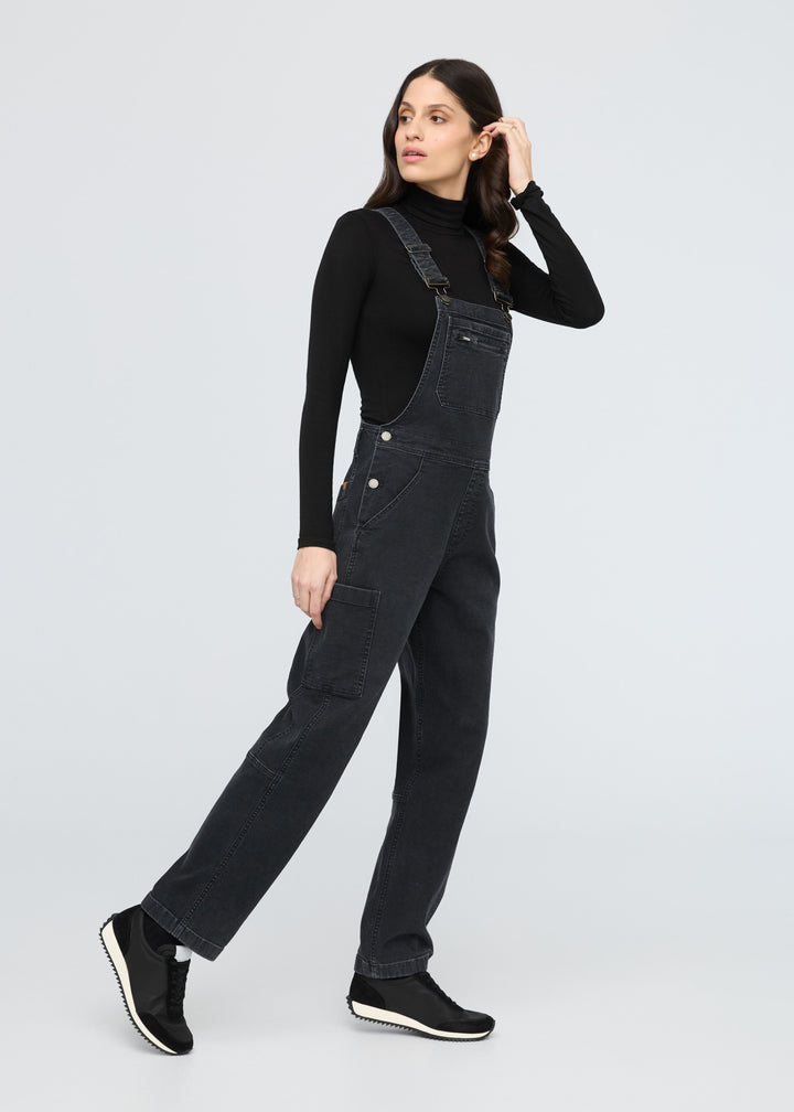 Duer Stretch Canvas Overall - Black