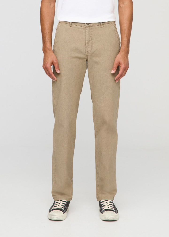 Duer Stretch Canvas Relaxed Straight Chino - Tan