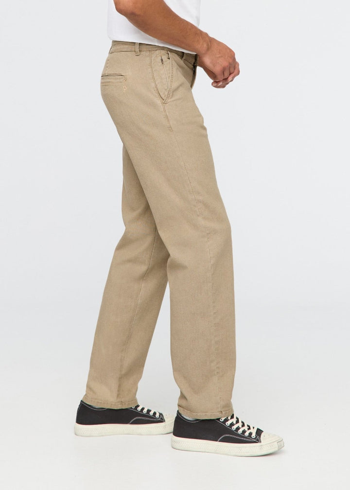 Duer Stretch Canvas Relaxed Straight Chino - Tan