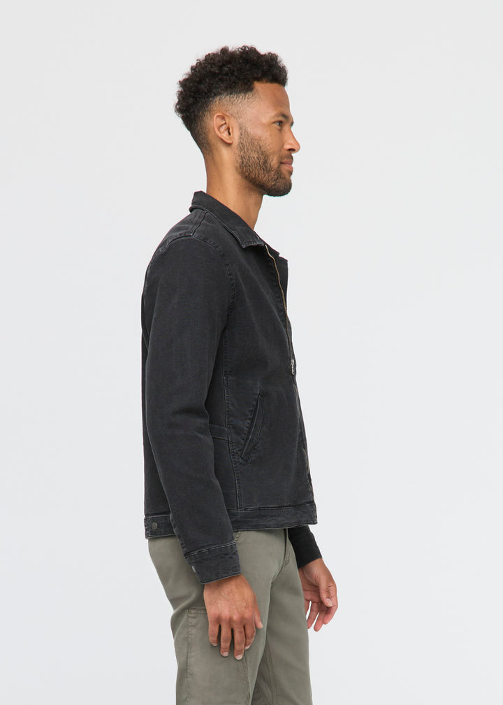 Duer Stretch Canvas Utility Jacket - Black