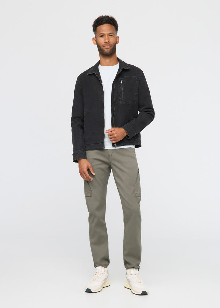 Duer Stretch Canvas Utility Jacket - Black