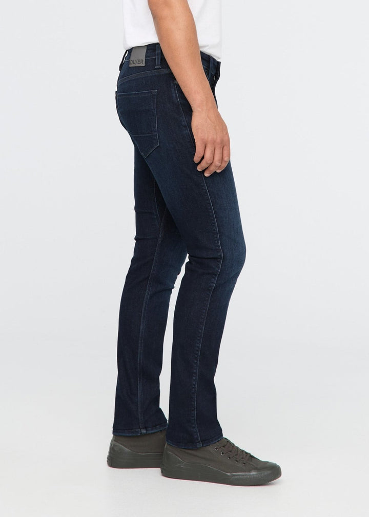 Duer Tech Fleece Denim Relaxed Taper - Dark Indigo