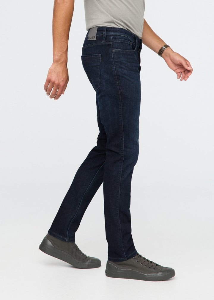 Duer Tech Fleece Denim Slim - Dark Indigo