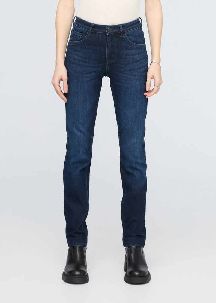 Duer Tech Fleece Denim Slim Straight - Dark Indigo