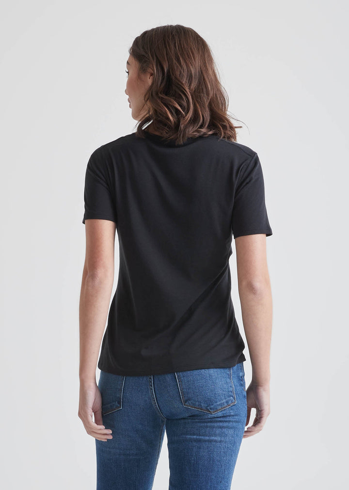 Duer The Only Tee V-Neck - Black