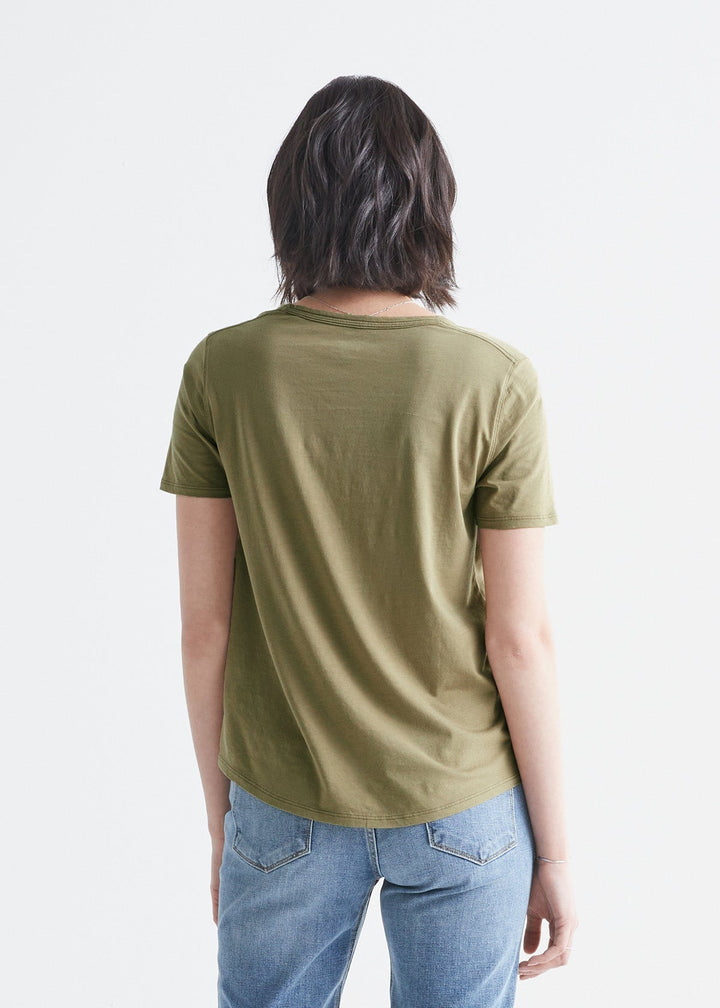 Duer The Only Tee V-Neck - Olive