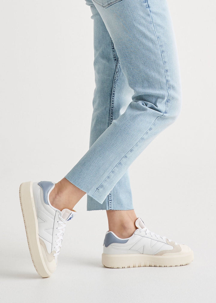 Duer Performance Denim Girlfriend - Coastal Blue (raw Hem)