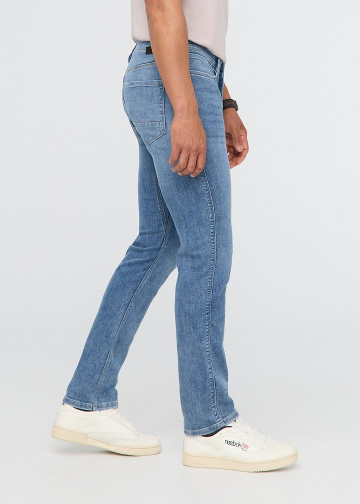 Duer Performance Denim Lite Slim Straight - Slate Indigo