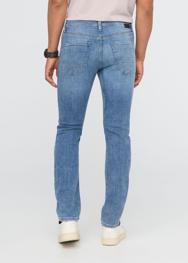 Duer Performance Denim Lite Slim Straight - Slate Indigo