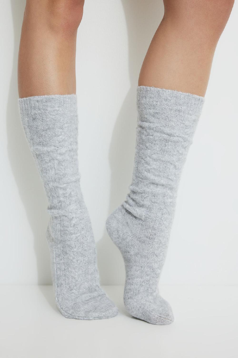 dynamite Chaussettes au mollet en mailles torsadées Heavenlyarnᴹᶜ