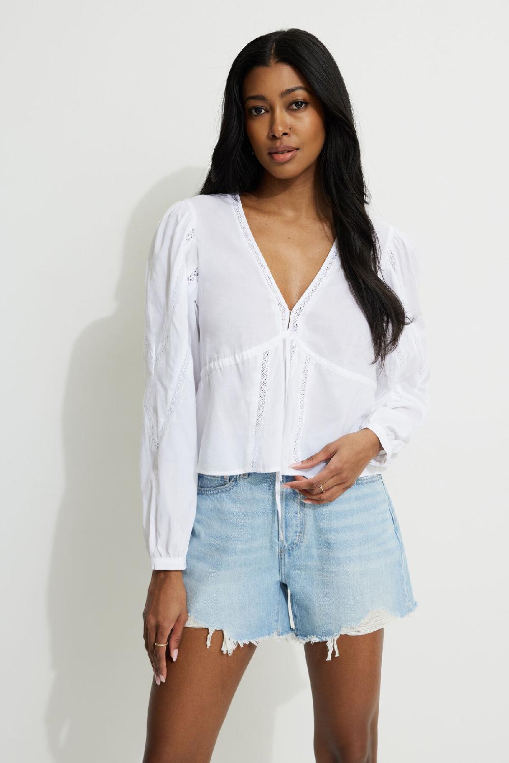 dynamite Blouse à manches bouffantes