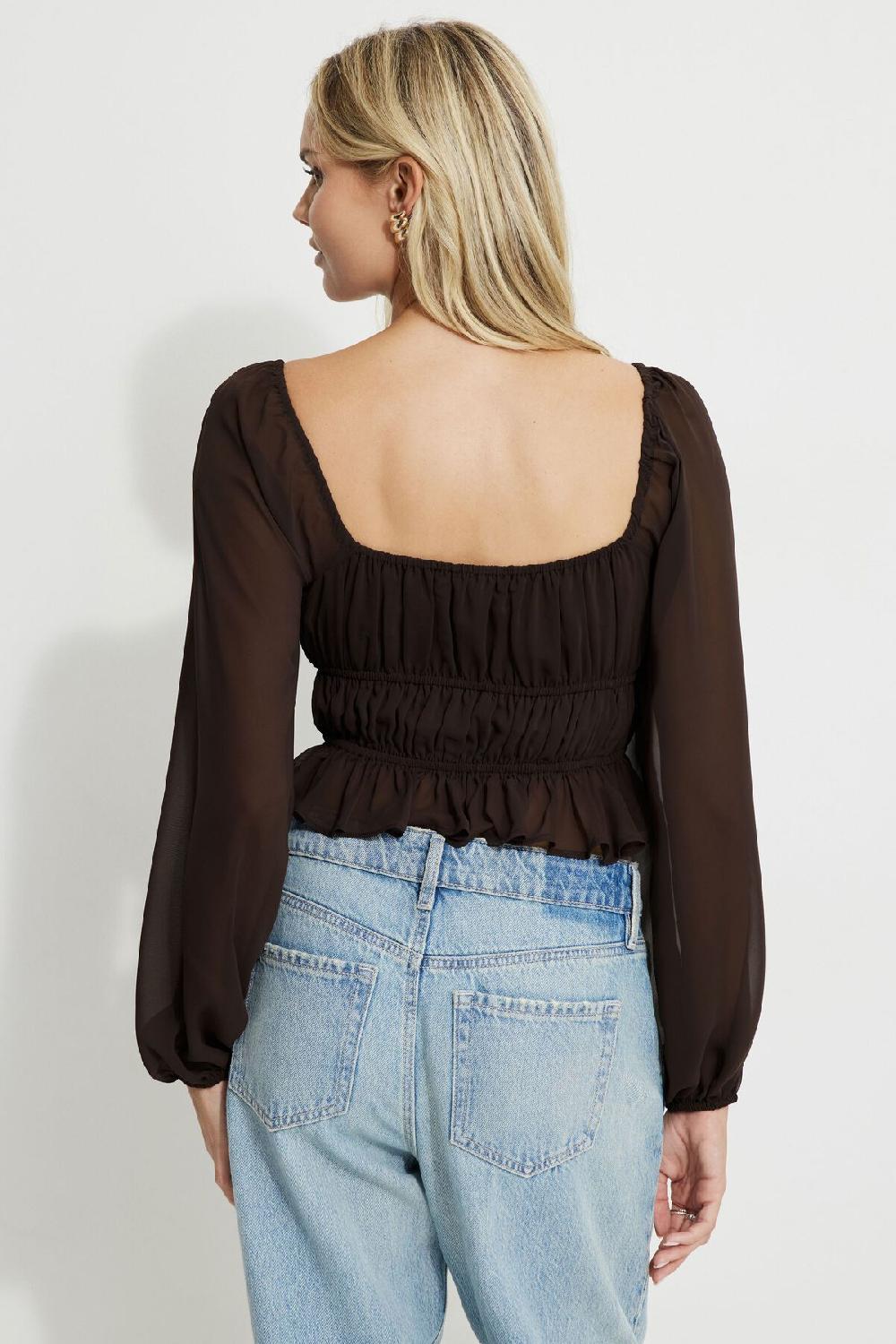 Dynamite Blouse Marilena Nouée à L’avant