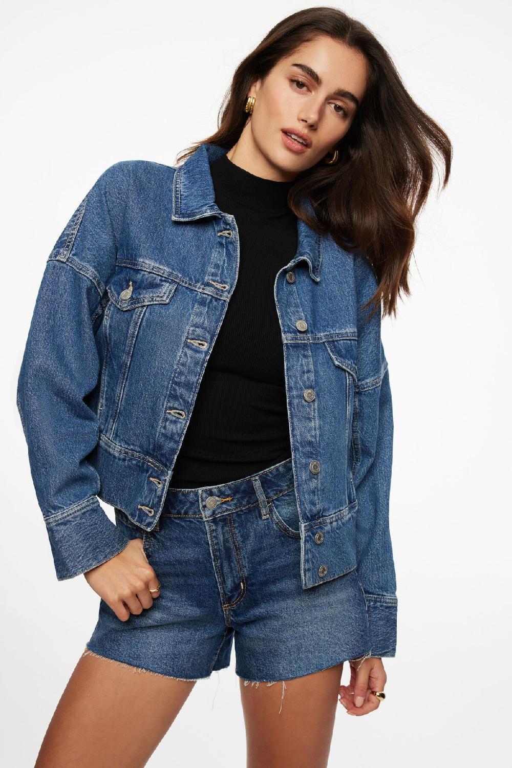dynamite Blouson en denim surdimensionné