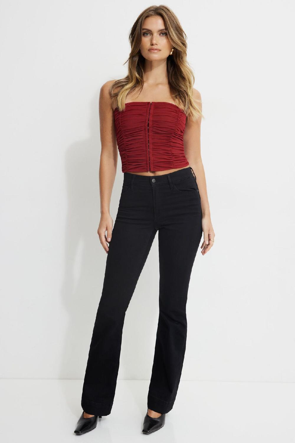 Dynamite Bustier Froncé En Maille Salma