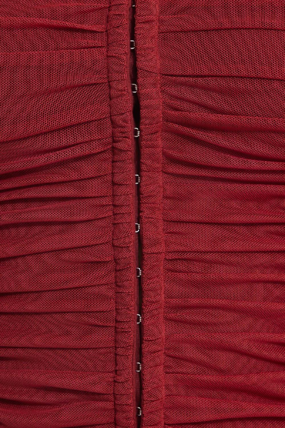 Dynamite Bustier Froncé En Maille Salma