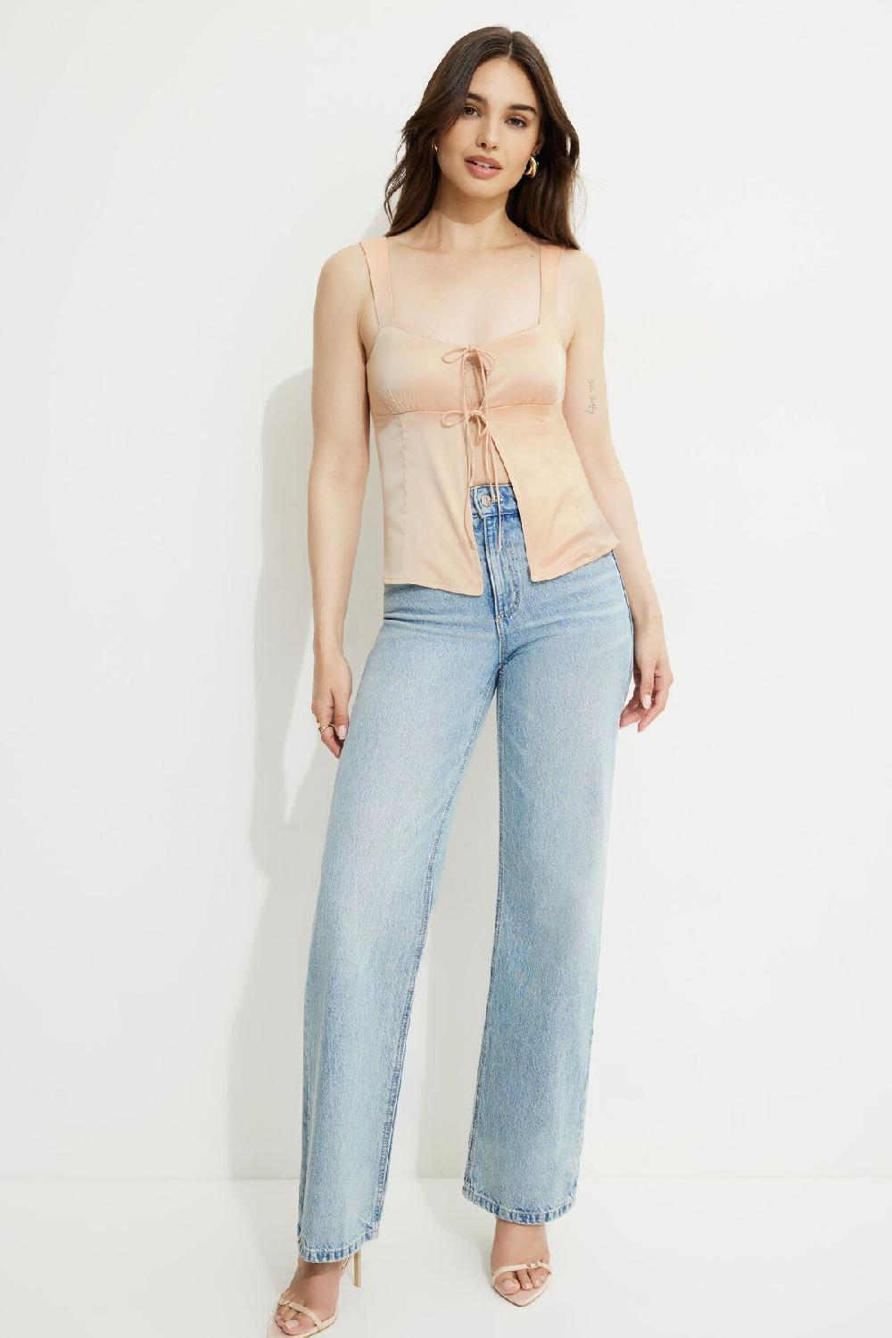 Dynamite Camisole Ouverte En Satin