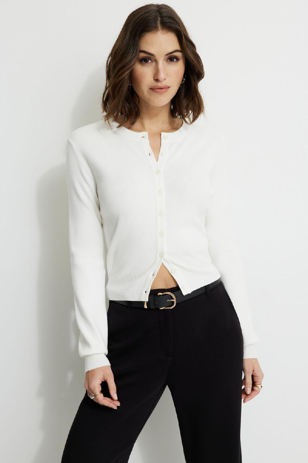 dynamite Cardigan à col rond Rebecca